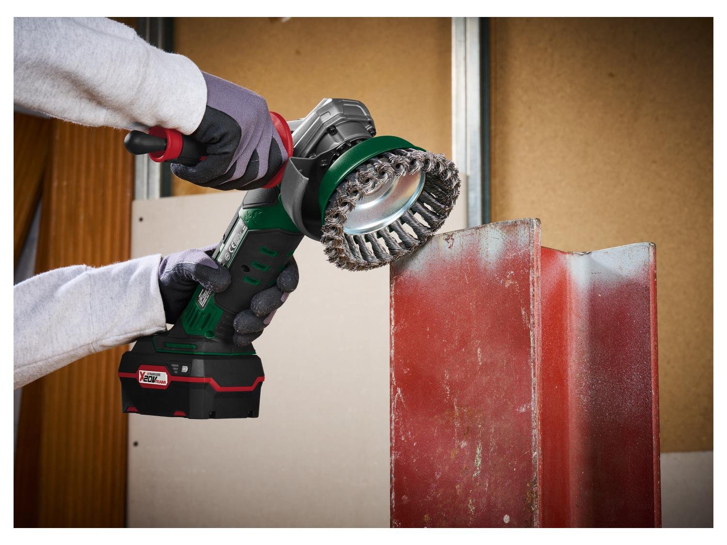 Set meuleuse d'angle sans fil PWSA 20-Li D4 + batterie + chargeur, 20 V - Image 2