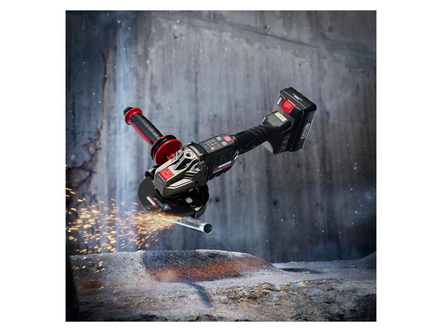 Set meuleuse d’angle sans fil PWSAP 20-Li F6 + batterie + chargeur, 20 V - Image 2